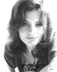 Jacqueline Bisset signed Vintage B&W 8x10 Photo- JSA Hologram #DD32884 (v-neck shirt)