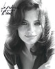 Jacqueline Bisset signed Vintage B&W 8x10 Photo- JSA Hologram #DD32880 (v-neck shirt)