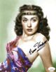 Elena Verdugo signed Vintage Color 8x10 Photo- JSA Hologram #DD32899