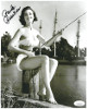 Paula Prentiss signed Where the Boys Are Vintage B&W 8x10 Photo- JSA Hologram (fishing)