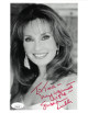 Susan Lucci signed B&W 7x9 Photo To Tina My Warmest Wishes- JSA Hologram #DD39193 (All My Children/Erica Kane)