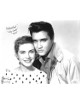Dolores Hart signed Vintage B&W 8x10 Photo King Creole 1958- JSA Hologram #DD47999 (w/ Elvis Presley)