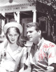 Ryan O'Neal signed 1964 Vintage 8x10 Photo Peyton Place- JSA Hologram #DD39377 (w/ Mia Farrow)