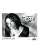 Rosanne Cash signed Capitol Records B&W 8x10 Photo For Regina Love 06- JSA Hologram #DD39337