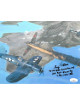 George C. Axtell signed WWII Corsair Vintage Color 8x10 Photo Ace Pilot- 5 in One Day- JSA Hologram #DD90916