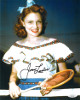 Joan Leslie signed Vintage Color 8x10 Photo- JSA Hologram #DD90945 (w/ tennis racquet)
