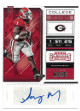 Sony Michel signed Georgia Bulldogs 2018 Panini Contenders Draft Picks College Ticket Football Rookie Card (RC) #141 (Patriots)