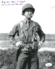 Brigadier General Albin F. Irzyk signed WWII 4th Armored Div. Patton's 3rd Army Vintage B&W 8x10 Photo 8th Tank BN- JSA #DD64458