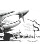 Robert Buster Keeton signed WWII Flying Tigers AVG P-40 Warhawk Pilot 8x10 Photo- JSA #DD64539 Flt Leader AVG 1941 & 42