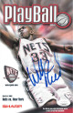 Willis Reed signed 2000-01 New Jersey Nets Playball Program vs NY Knicks 3/9/01- JSA Hologram #EE41599