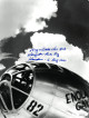 Dutch Van Kirk signed WWII Vintage B&W 8x10 Photo Navigator Enola Gay & Hiroshima 6 Aug 1945- JSA Hologram #DD64723