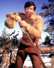 Fess Parker signed Vintage Color 8x10 Photo Daniel Boone- JSA Hologram #DD64729
