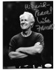 Mike Farrell signed B&W 8x10 Photo Hi David- Peace!- JSA Hologram #DD64763 (M*A*S*H/B.J. Hunnicutt)