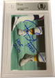 Russ Grimm signed 3x5 Cut Signature HOF 2010- Beckett BAS (Washington NFL Football Team)
