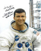 Fred Haise signed NASA Astronaut/Pilot Vintage Color 8x10 Photo Apollo 13 LMP Best Wishes To Kristy- JSA Hologram #EE62131