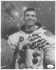 Fred Haise signed NASA Astronaut/Pilot Vintage B&W 8x10 Photo Apollo 13 LMP Best Wishes To Stacey- JSA Hologram #EE62134