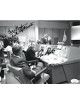 Chris/Christopher Kraft & Gerry/Gerald Griffin signed Gemini 6 Flight Directors B&W 8x10 Photo- JSA Hologram #EE62142