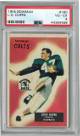 L.G. Dupre Baltimore Colts 1955 Bowman Football Card #160- PSA Graded 4 Very Good- Excellent