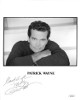 Patrick Wayne signed B&W 8x10 Photo Good Luck Mike- JSA Hologram #DD39299 (John Wayne's Son)