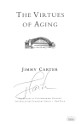 President Jimmy Carter signed 1998 The Virtues of Aging 5.5x8 Book Page- JSA Hologram #EE62747