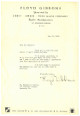Floyd Gibbons signed 1931 Typed Letter- JSA Hologram #EE62960 (WWI/Pioneer Aviator/Journalist)