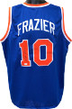 Walt Frazier signed Blue TB Custom Stitched Pro Basketball Jersey XL- JSA Witnessed