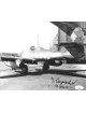 Jorg Czypionka signed WWII German ME-262 Luftwaffe Pilot B&W 8x10 Photo 10./NJG-11- JSA Hologram #EE63174