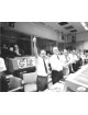 Milton Windler signed Apollo 13 Flight Director B&W 8x10 Photo Maroon Flight Apollo-Skylab ding- JSA Hologram #EE63179