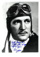 Dick Rossi signed WWII Flying Tigers, 1st Squadron,AVG  Flight Leader,P40 Kunming, China B&W 5x7 Photo- JSA Hologram