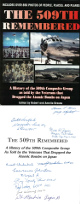 509th Remembered WWII signed Hard Cover Book Photos Enola Gay/Bockscar/Atomic Bomb 10 sigs Dutch Van Kirk/Russell GackenbachJSA