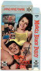Frankie Avalon signed 1964 Muscle Beach Party VHS Video/Movie Cover wear- JSA #AA38192 (w/ Annette Funicello)