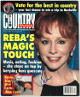 Reba McEntire & Kevin Sharp dual signed Country Weekly Full Magazine March 24, 1998- JSA Hologram #DD63087