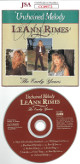 LeAnn Rimes signed Unchained Melody The Early Years Album CD Cover with CD- JSA Hologram #CC09572