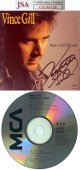 Vince Gill signed 1991 Pocket Full Of Gold Album Cover Booklet w/ CD & Case- JSA #GG36320