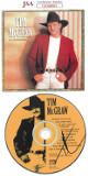 Tim McGraw signed Self Titled Album CD Cover with CD- JSA #GG08881