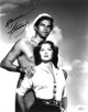 Rhonda Fleming signed Jivaro Vintage B&W 8x10 Photo- JSA #II11041 (w/ Fernando Lamas)