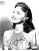 Joan Leslie signed Vintage B&W 8x10 Photo- JSA #II11044