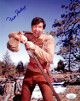 Fess Parker signed Vintage Color 8x10 Photo- JSA #II11064 (Daniel Boone/Davy Crockett)