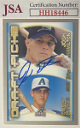 Josh Hamilton signed 2000 Topps Baseball Rookie (RC) On Card Auto #449- JSA #HH18446 (Tampa Bay Devil Rays)