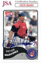 Victor Martinez signed 2003 Topps Bazooka Baseball Card #63- JSA #HH18680 (Cleveland Indians)
