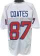 Ben Coates signed White Custom Stitched Pro Style Football Jersey XL- JSA Witnessed