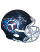 Eddie George signed Tennessee Titans Riddell Navy Speed FS Rep Helmet #27- Beckett Witnessed