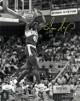 Shawn Kemp signed Seattle SuperSonics NBA B&W 8X10 Photo- JSA (1990 All-Star Game Gatorade Slam Dunk Contest)