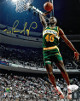 Shawn Kemp signed Seattle SuperSonics NBA 8X10 Photo- JSA (1990 All-Star Game Gatorade Slam Dunk Contest)