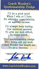 John Wooden signed UCLA Bruins Coach's Sportsmanship Pledge Official Member 2X3.5 Card- JSA #JJ96577