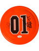 John Schneider & Jessica Simpson dual signed Dukes Of Hazzard 01- JSA  ( 9 " Frisbee/01 General Lee)