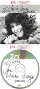 Donna Fargo signed 2002 The Best of Donna Fargo Album CD & Back Cover To Lori - JSA #KK58112 & #KK58113 (2 sigs)