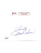 Hank Snow signed 3x5 Index Card Sincerely- JSA #JJ96590 (Country Music)