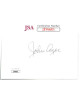 John Agar signed 3x5 Index Card- JSA #JJ96601