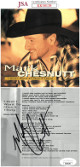 Mark Chesnutt signed 1999 I Don't Want To Miss A Thing Album Inside Cover w/ CD & Case- JSA #KK58138